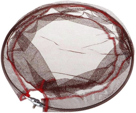 Visnet Mesh Bag - Schepnet Visgerei - Vissen Vangen - Hoge Dichtheid Gaas - 40 cm - Zwart