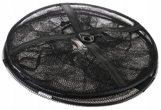 Visnet met 4 ringen - 45x130 cm - Merkloos