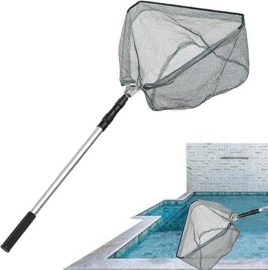 Visnet Opvouwbaar - Vangnet Hengelsport - Outdoor Vissen - Telescopische Handgreep - 17 Meter