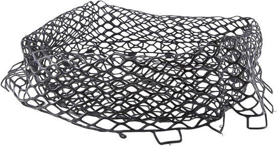Visnet Rubber - Vangnet - Vis Vangen - Beschermt Vinnen - 40 cm - Zwart