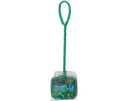 Visnet - Schepnet Aquarium - Vissen Vangen - Rechthoekige Vorm - 8 cm - Groen