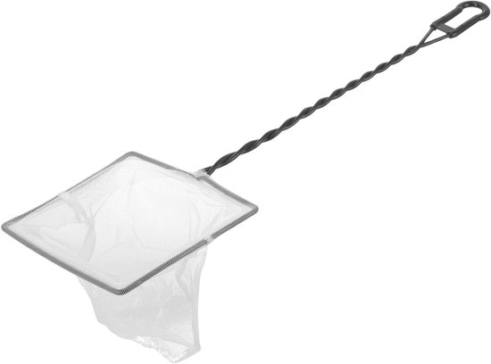 Visnet - Schepnet Aquarium - Vissen Vangen - Visvriendelijk Gaas - 49 cm - Zwart