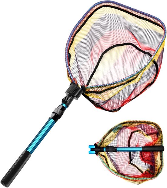 Visnet - Schepnet Landingnet - Vissen Vangen - Opvouwbaar Ontwerp - 42.8 cm - Gekleurd van Merkloos