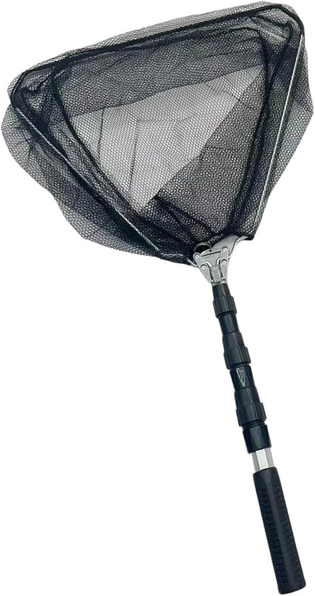 Visnet - Schepnet landingsnet - Vis vangen - Inklapbaar aluminium frame - Uitschuifbaar tot 130cm