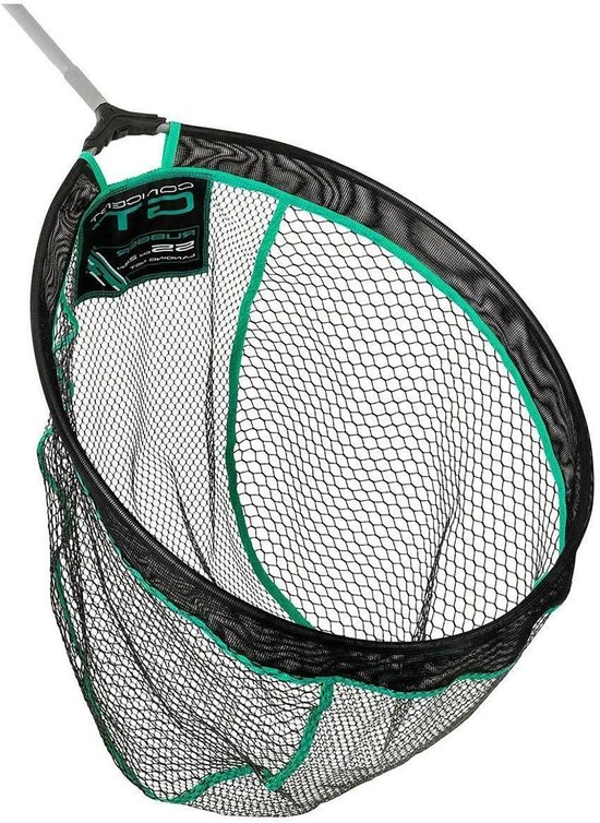 Visnet - Schepnet Landingsnet - Vissen Vangen - Visvriendelijk Rubber - 22 Inch - Grijs