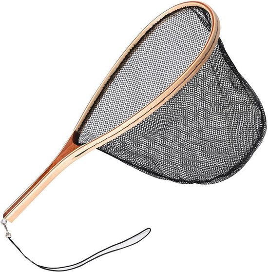 Visnet - Schepnet Opvouwbaar - Vissen Vangen - Knooploos Nylon Gaas - Intrekbaar Handvat - Nylon