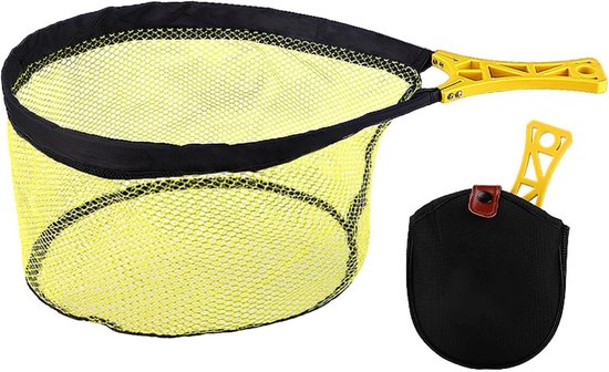 Visnet - Schepnet Opvouwbaar - Vissen Vangen - Oplichtend Handvat - Ongeveer 50cm - Nachtlichtend