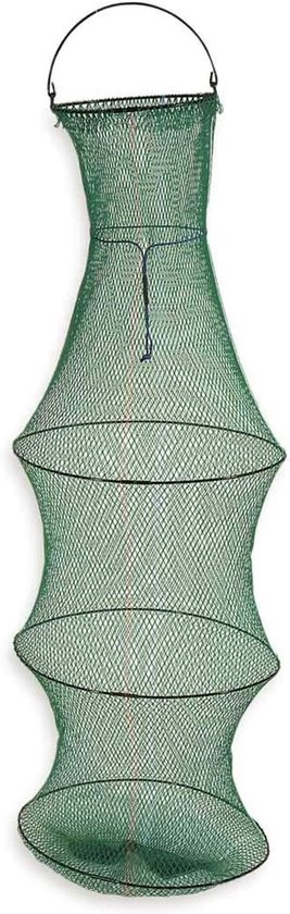 Visnet - Schepnet Vangnet - Vissen Vangen - Opvouwbaar Frame - 120 cm - Groen