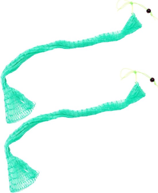 Visnet - Schepnet - Vissen - Lichtgewicht en draagbaar - 86x40cm - Groen
