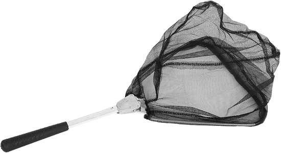 Visnet - Schepnet - Vissen - Opvouwbaar ontwerp - 56cm - Zwart