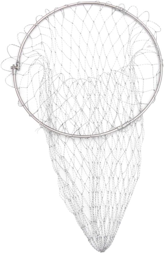 Visnet - Schepnet - Vissen Vangen - Opvouwbaar Ontwerp - 62x40cm - Zilver