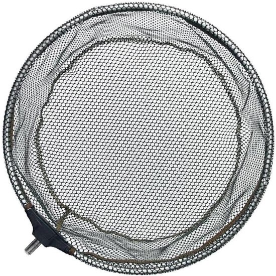 Visnet - Schepnet - Vissen - Visvriendelijk gaas - 35-45 cm diameter - Zwart