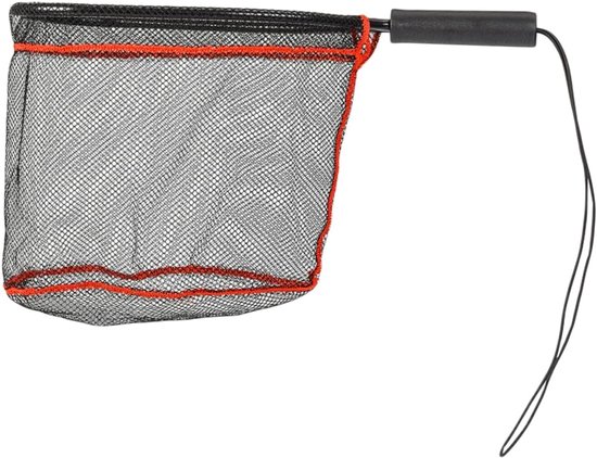 Visnet Set - Schepnet Vangnet - Vissen Verkennen - Lichtgewicht Ontwerp - 45 cm - Zwart