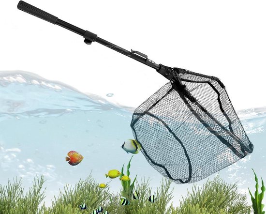 Visnet Telescopisch - Schepnet Vangst - Vissen Vangen - Geurloos Waterdicht - 90 cm Lengte - Uniek