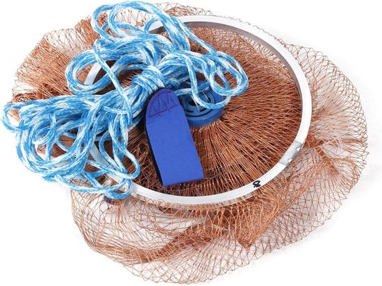 Visnetten - Verdikte visnetten Amerikaanse stijl voor meren met 3.6m lengte van Merkloos