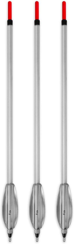 Vissen dobbers set - Vis tuig - Lange worpen - Extra lange antenne - 6 tot 25 gram - Transparant