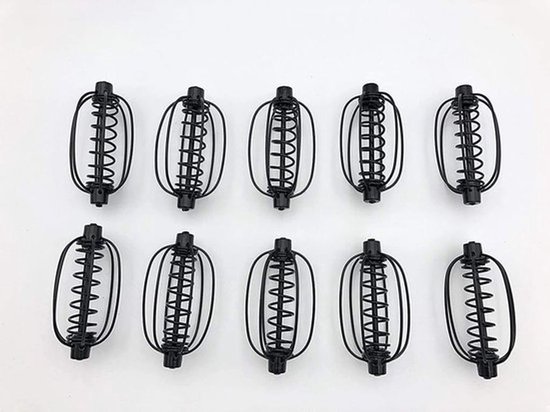 Vissen Feeder - Karper Visgerei - Nieuw - Lente - Brasem - Geschikt voor Merk - Visvissen - Groen model 10Pcs Nieuwe Lente Vissen Feeder Karper Brasem Visgerei.