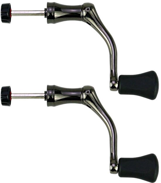 Vissen Handvat Volledig Metalen - Vissen Swivel Reel - Rocker Grip - Compatibel met Vismolens - Diverse Maten - Schacht met Perfecte Pasvorm - Visreel