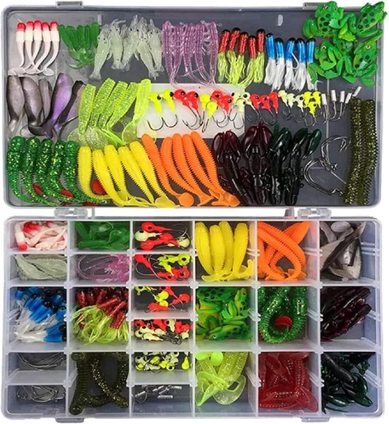 Vissen Lokken Set - Aas Tackle Kit - Vissen met gezin - 301 Delige Collectie - M - Willekeurige kleur