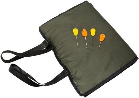 Vissen Onthaakmat - Vismat Landing - Karper Vissen - Opvouwbaar Lichtgewicht - 80x35cm - Groen Zwart