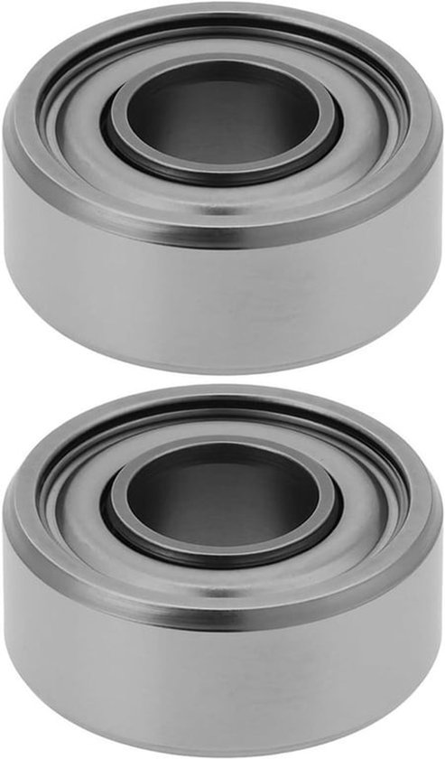 Vissen Reel Lagers - 4x10x4mm - Dubbel afgedicht - Zilver - Hoge precisie - 2 stuks Magnetische Kogellagers - Visspoel Onderdelen