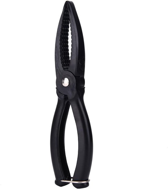 Vissen Tangen Zoutwater Haak Remover Tang Vissen Gripper Gear Tool ABS Grip Tackle Fish Lip Houder Trigger Clamp met Ring (geen touw) van Merkloos