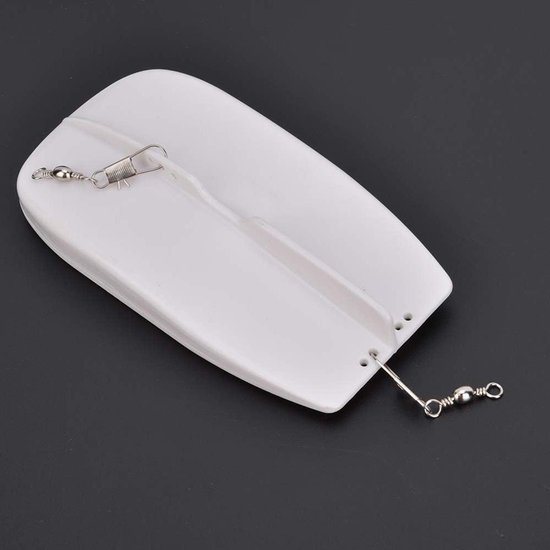 Vissen Trolling Duikplank - Diepe Kunstaas Duiker - Vissen Vangen - Verstelbare Dieptecontrole - 14 cm - Wit