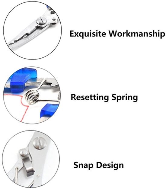 Vissentang Veiligheid - Vis Lip Gripper - Multi-Functie Tang - Vlecht Cutters - Haak Verwijderaar - Compact en Lichtgewicht - Visgereedschap