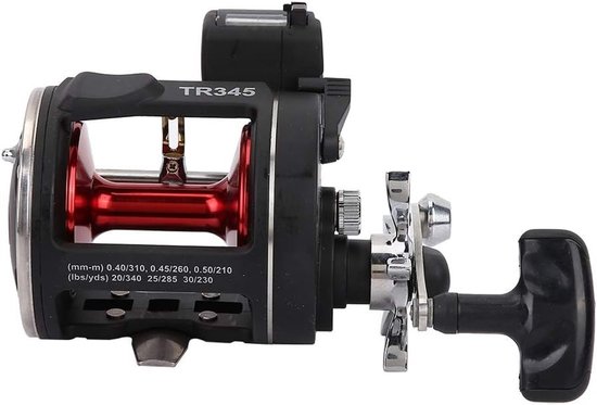 Visserij Molens voor Bootvissen - Trolling Reel met Lijnmeter voor Zoutwater en Offshore Gebruik - Duurzaam en Betrouwbaar