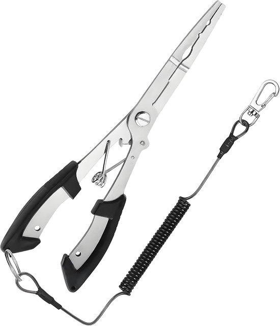 Vissersgereedschap RVS 21 cm - Haakopening - Duurzaam met Lanyard - Perfect voor diepere haken - ShopVlot