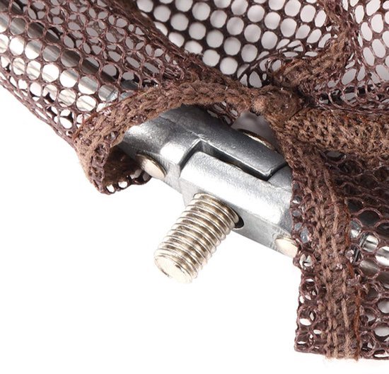 Vissersnet Hoofd, Net-achtige Hangende Lijm Visserslanding Net Hoofd, 40cm voor Vissersbenodigdheden Winkel Zeevissen Vissersliefhebbers Wildvissen van Merkloos