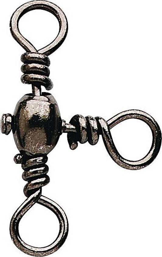 Visservice 3-weg wartel maat 8 van Merkloos