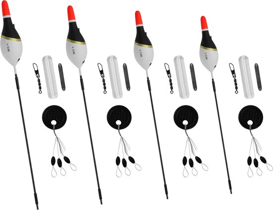 Visset voor Forel en Baars met Dobbers, Lood en Swirls van Merkloos