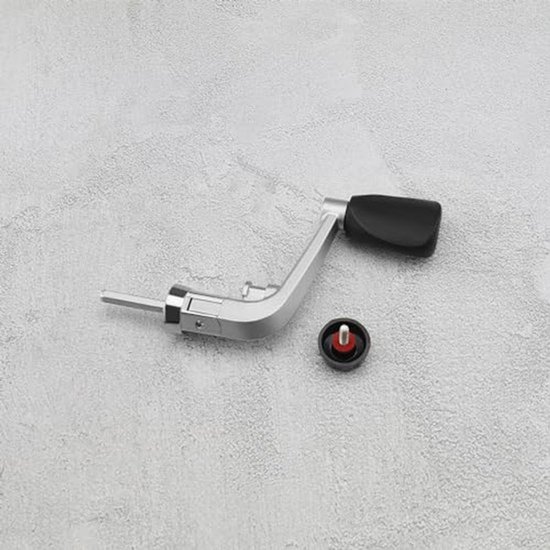 Visspoel Handvat Vouwbaar Visspoel Power Handvat Vervangingsmetaal Rocker Arm Grip Geschikt voor 1000-4000 Type Visspoelen 110mm van Merkloos