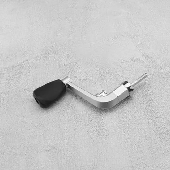 Visspoel Handvat Vouwbaar Visspoel Power Handvat Vervangingsmetaal Rocker Arm Grip Geschikt voor 1000-4000 Type Visspoelen 110mm van Merkloos