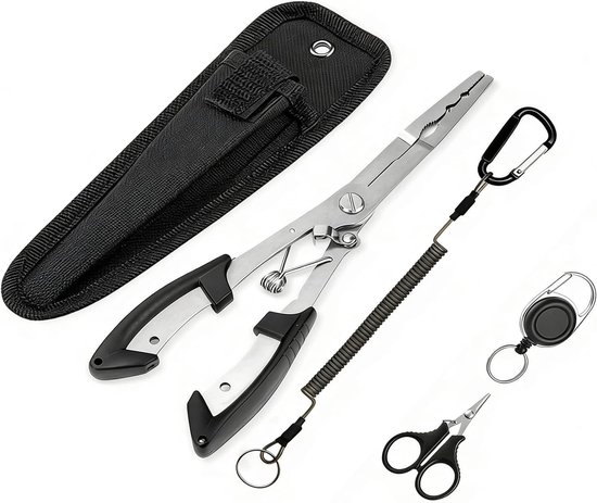 Vistang 21 cm - Roestvrij staal - Rechte tang - Ideaal voor haakopening - ShopVlot