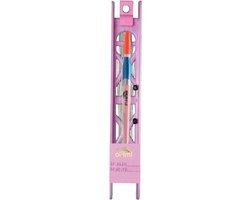 Vistuigje Pink Lady - Witvistuigje Wedstrijdtuigje - Vissen op witvis - Kant-en-klaar - Haak 14 Dobber 0.75g - Roze Blauw