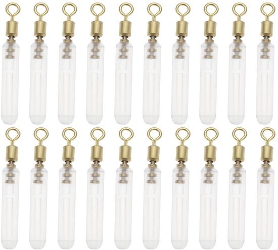 Vlemico - Siliconen Float Waggler Adapters - Karpervissen - Duurzaam en stevig - Wit - Vliegvissen - Voor zoetwatervissen - 50 stuks