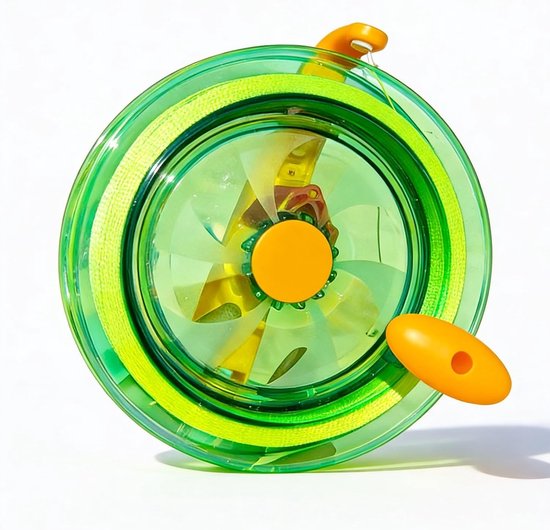 Vliegerwielen - Groen - 17 cm - Ergonomisch Ontwerp met Terugslagmechanisme - Voor Kinderen en Volwassenen