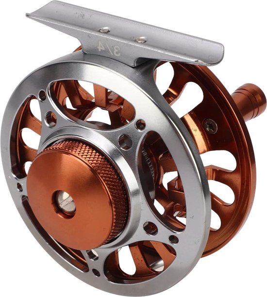 Vliegvissen Reel 3/4 Gewicht CNC Gefreesde Aluminium Body - 1:1 Overbrengingsverhouding - 3 Lagers - Zoetwater Zoutwater - Kortstondige Remfunctie van Merkloos