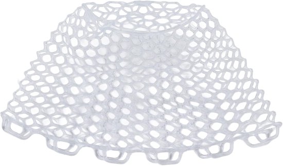 Vliegvissen Schepnet - Opvouwbaar Visnet - Vissen Op Vangst - Visvriendelijk Rubber - 21 cm Diep - Wit