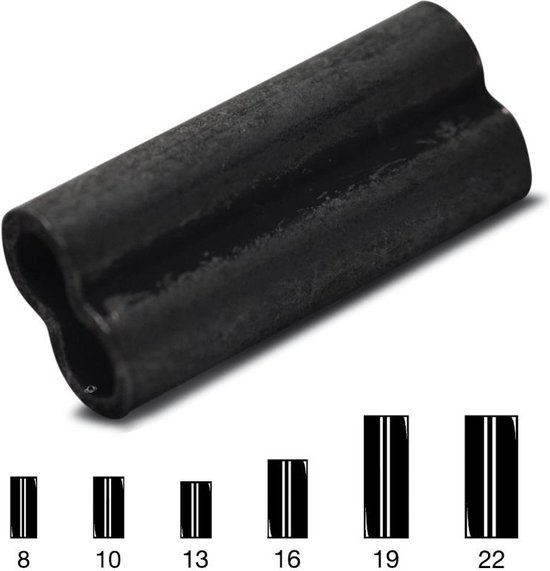 VMC 3987BK Sleeves Double Zwart 10 van VMC