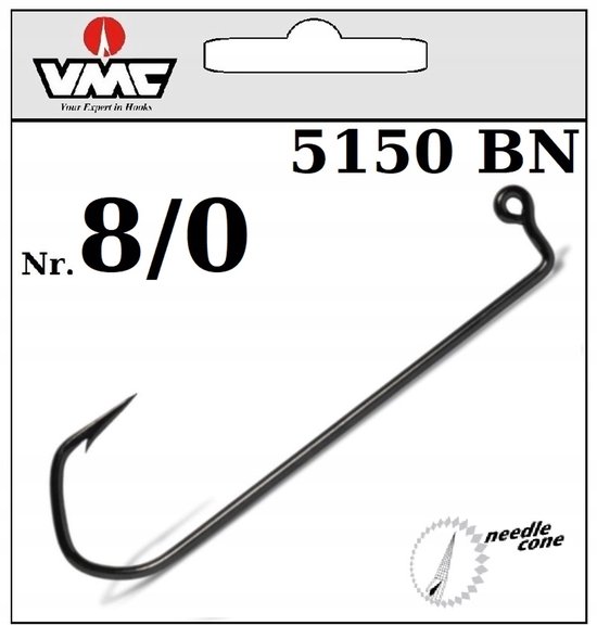 VMC 5150 Barbarian Jig Haken 8/0 - 20 Stuks voor Roofvissen van VMC