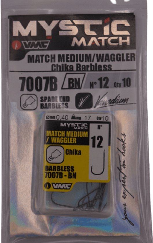VMC 7007B-BN Mystic Match Chika - Barbless #14 van VMC