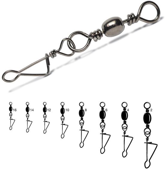 VMC Barrel + Italian Swivels 10 van Merkloos