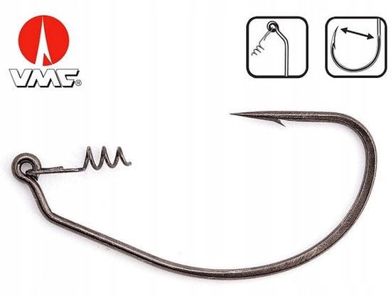 VMC Drop Shot Haak met Spiraal 7315 N°1/0 - 5 stuks van VMC