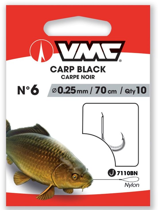 VMC Karper Onderlijn Met Lus H4 0.30mm 70cm