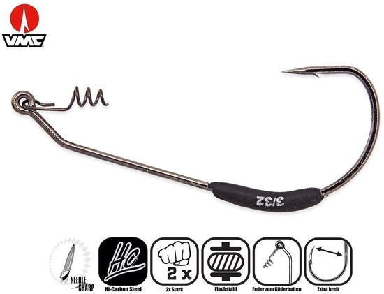 VMC Mystic 7329DD Drop Dead Weighted Hooks 2g / #3/0 van Merkloos