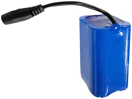 Voerboot Accu – 7.4V 12000mAh – Oplaadbare Lithium Batterij – DC 5.5mm Aansluiting – Voor Karpervissen