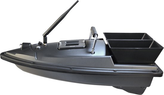 Voerboot - Lucky - Baitboat - 2 aparte aascontainers - Makkelijk in gebruik - Afstandsbediening - Karpervissen